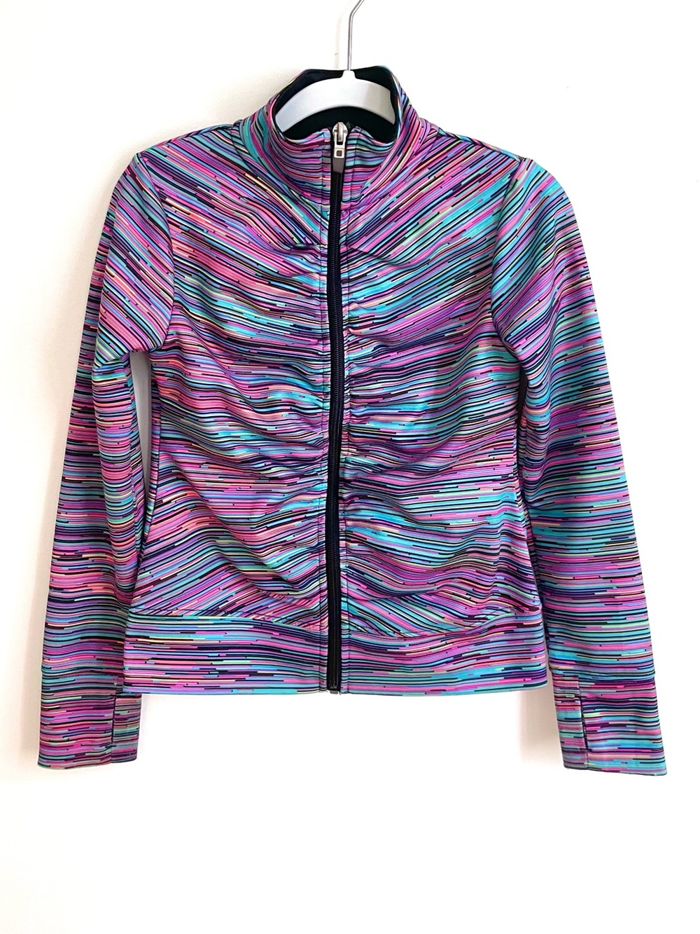 $10 💥Champion Thumb Holes Ruched Duo Dry Yoga Active Jacket, Full Zip-Up